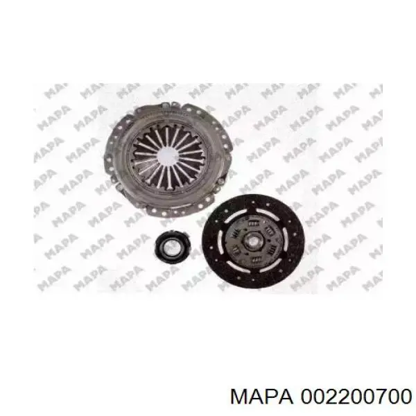 Комплект зчеплення (3 частини) Krafttech W02200H ціна, від 25.33 USD