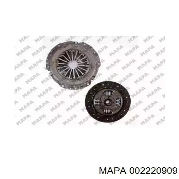 Комплект зчеплення (3 частини) Ford 1506326 ціна, від 112.73 USD