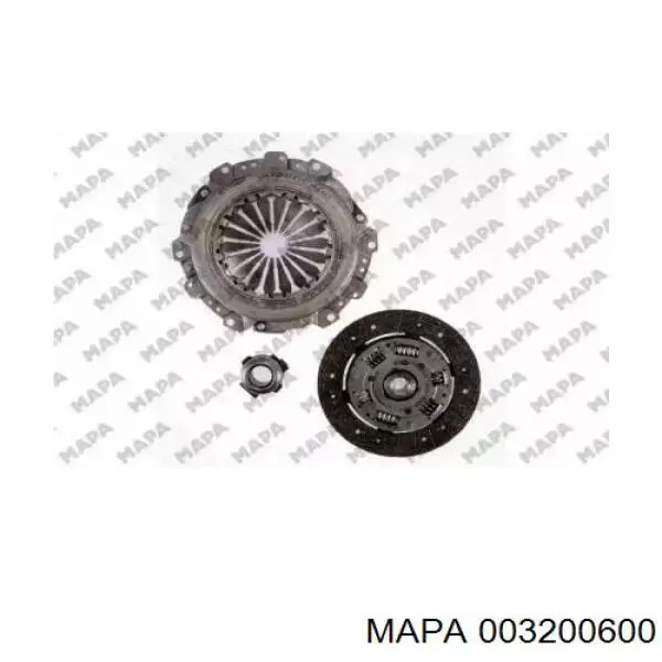 Купити 8660006211 Renault (RVI) Комплект зчеплення (диск, корзина, підшипник)