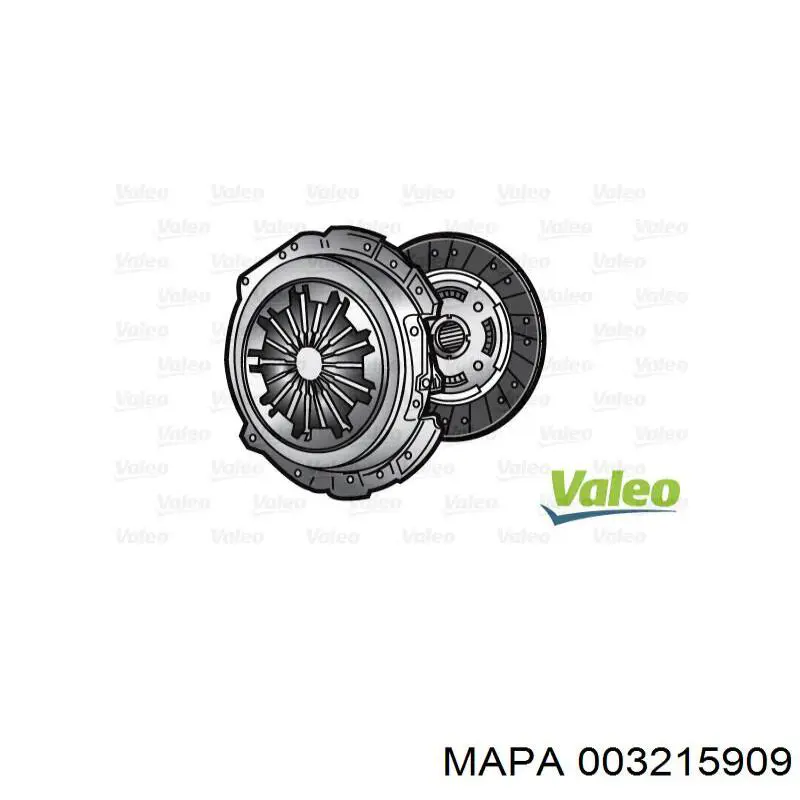 Комплект зчеплення (3 частини) Mapa 003215909 ціна, від 71.65 USD