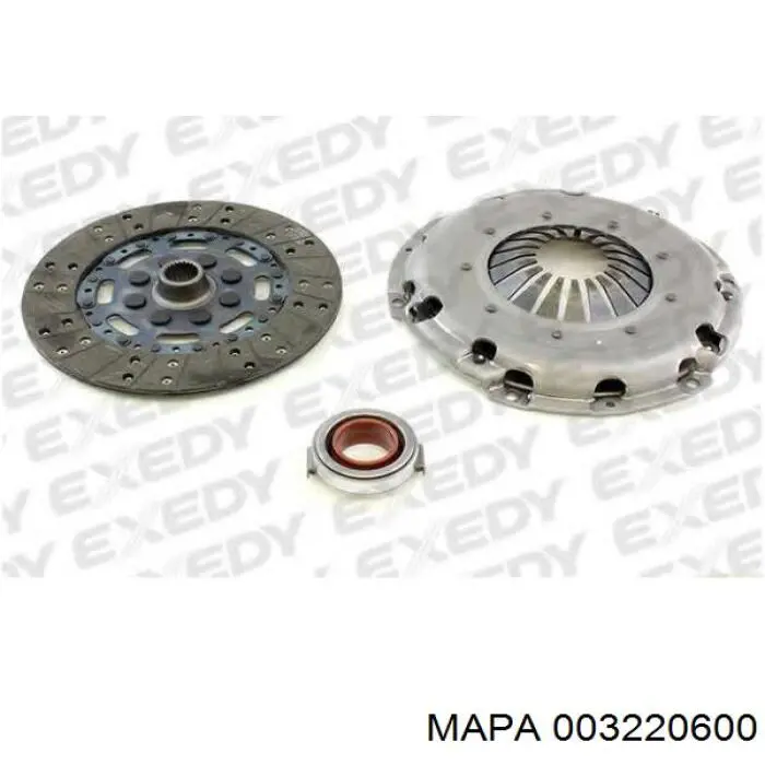 Комплект зчеплення (3 частини) Kavo Parts CP8060 ціна, від 128.47 USD