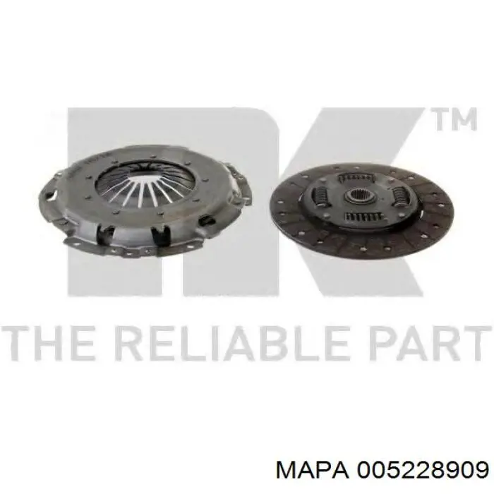 Купити 1309997 Ford Комплект зчеплення (диск, корзина, підшипник)