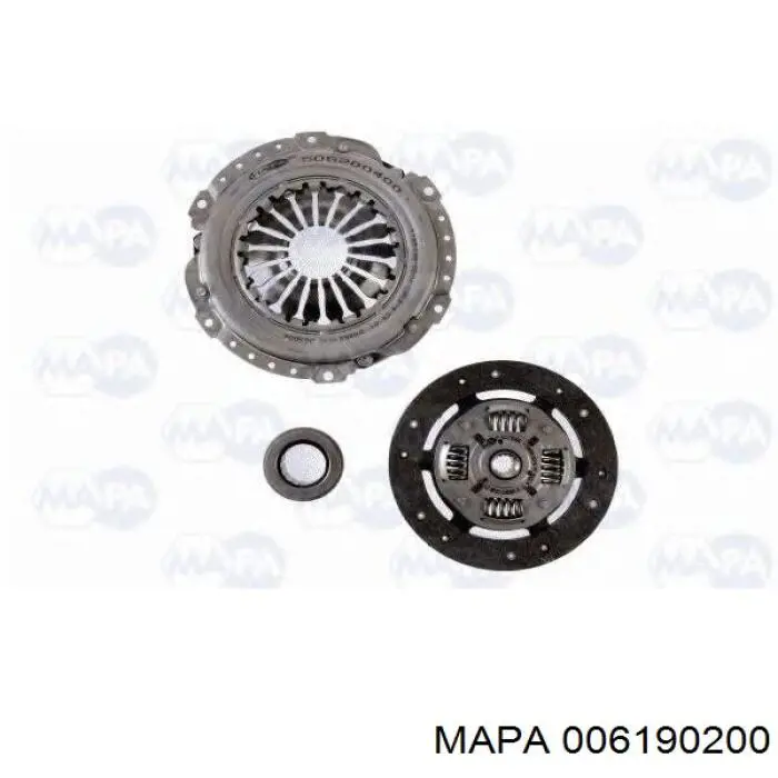 Комплект зчеплення (3 частини) Opel 1606961 ціна, від 69.73 USD