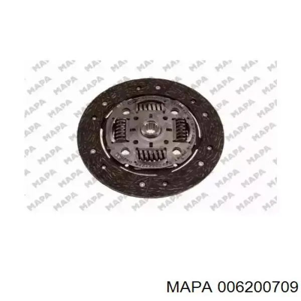 Комплект зчеплення (3 частини) Mapa 006200709 ціна, від 68.33 USD