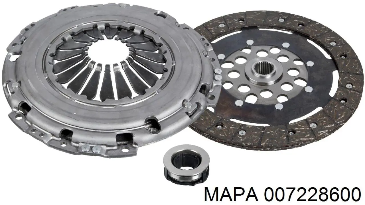 Комплект зчеплення (3 частини) Blue Print ADC430139 ціна, від 198.64 USD
