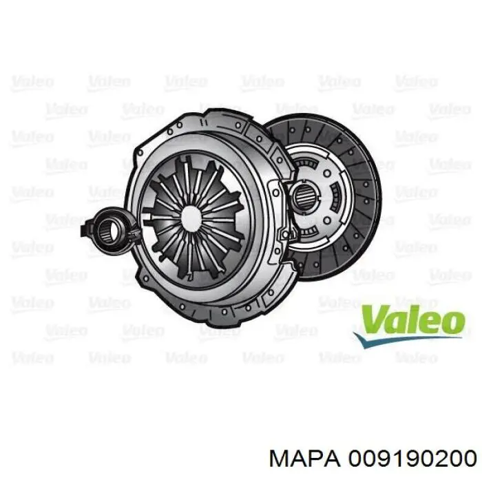 Комплект зчеплення (3 частини) Mapa 009190200 ціна, від 75.76 USD
