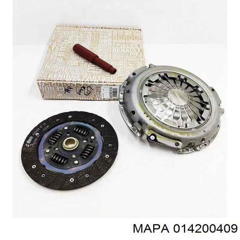 Комплект зчеплення (3 частини) Mapa 014200409 ціна, від 67.22 USD