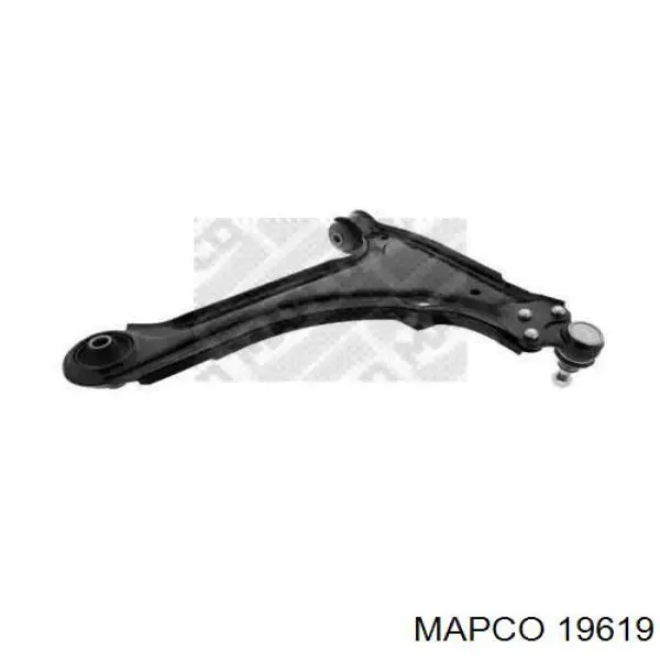 19619 Mapco важіль передньої підвіски нижній, лівий
