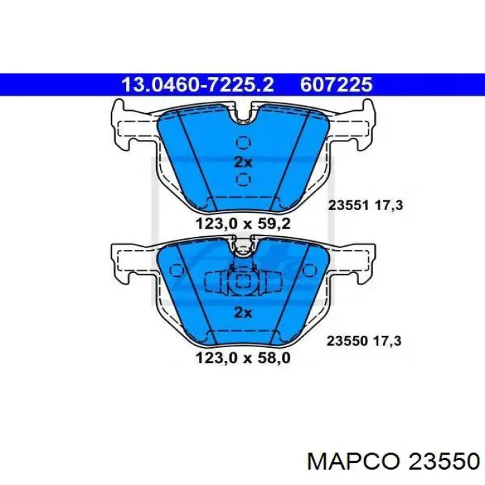 23550 Mapco Ролик натягувач