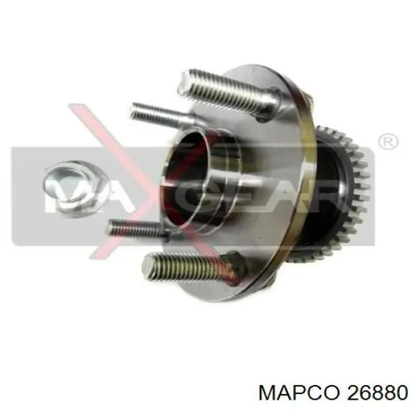 Комплект підшипник маточини передньої Mapco 26880 ціна, від 12.67 USD