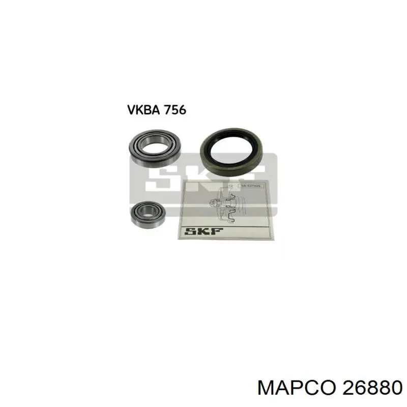 26880 Mapco Підшипник маточини передньої
