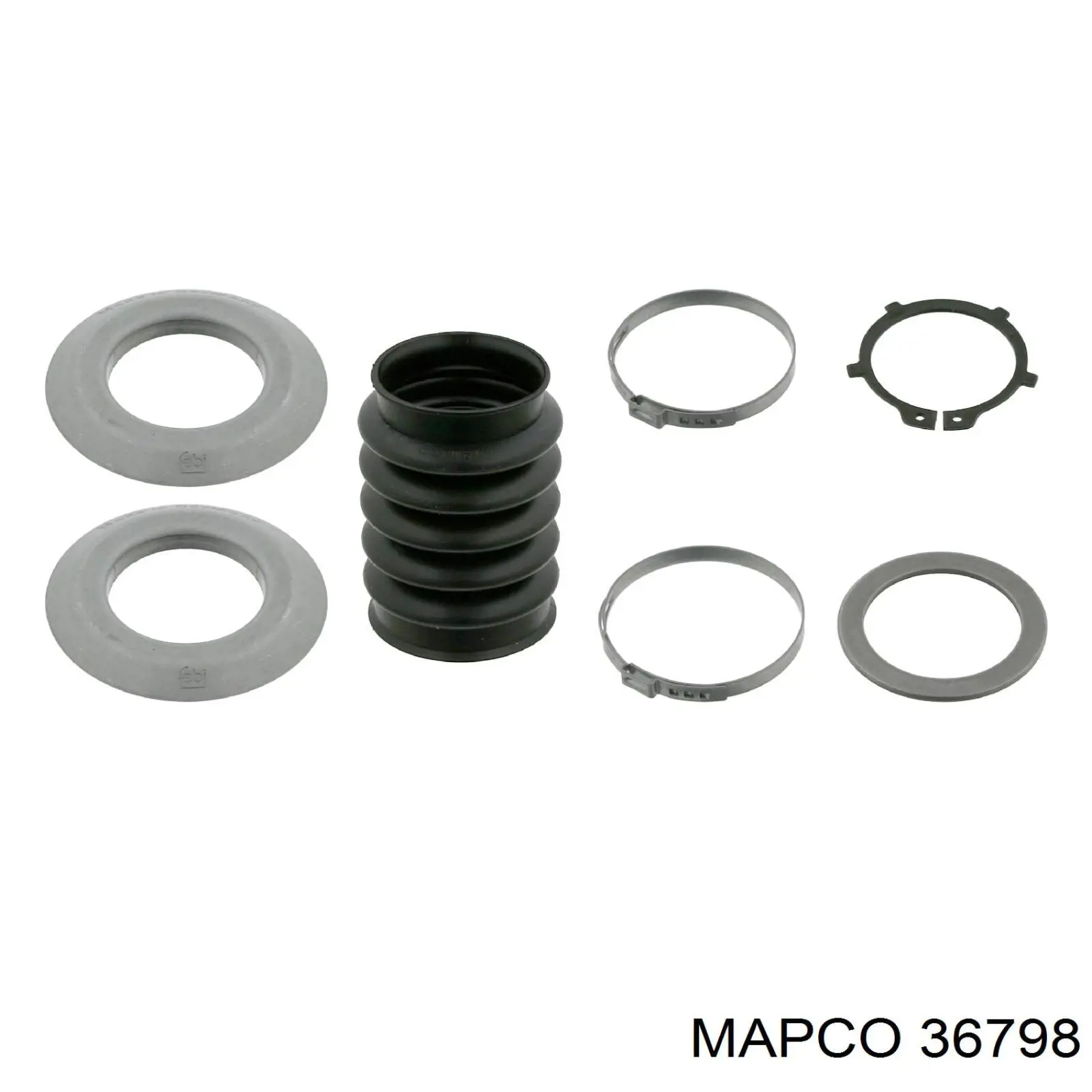 Купити 36798 Mapco Сайлентблок переднього верхнього важеля