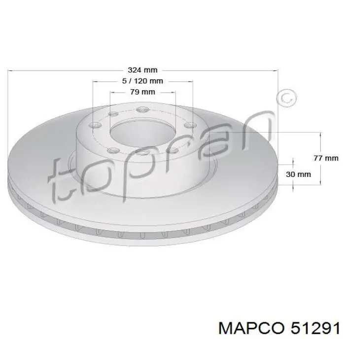 Купити 51291 Mapco Яйця стабілізатора переднього