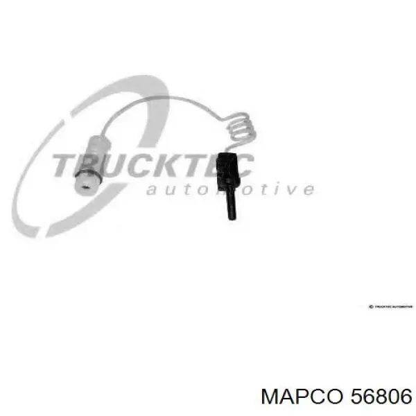 56806 Mapco датчик зносу гальмівних колодок, передній