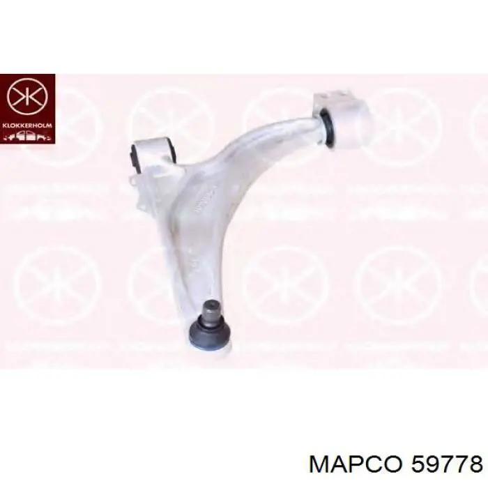 Важіль передньої підвіски нижній, правий Mapco 59778 ціна, від 71.70 USD