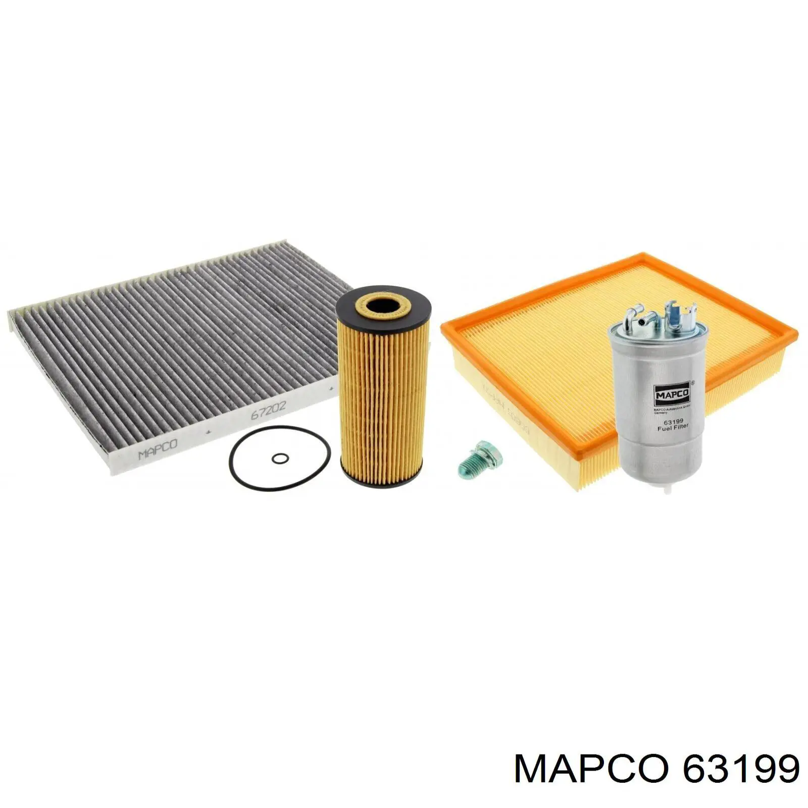 Фільтр паливний Mapco 63199