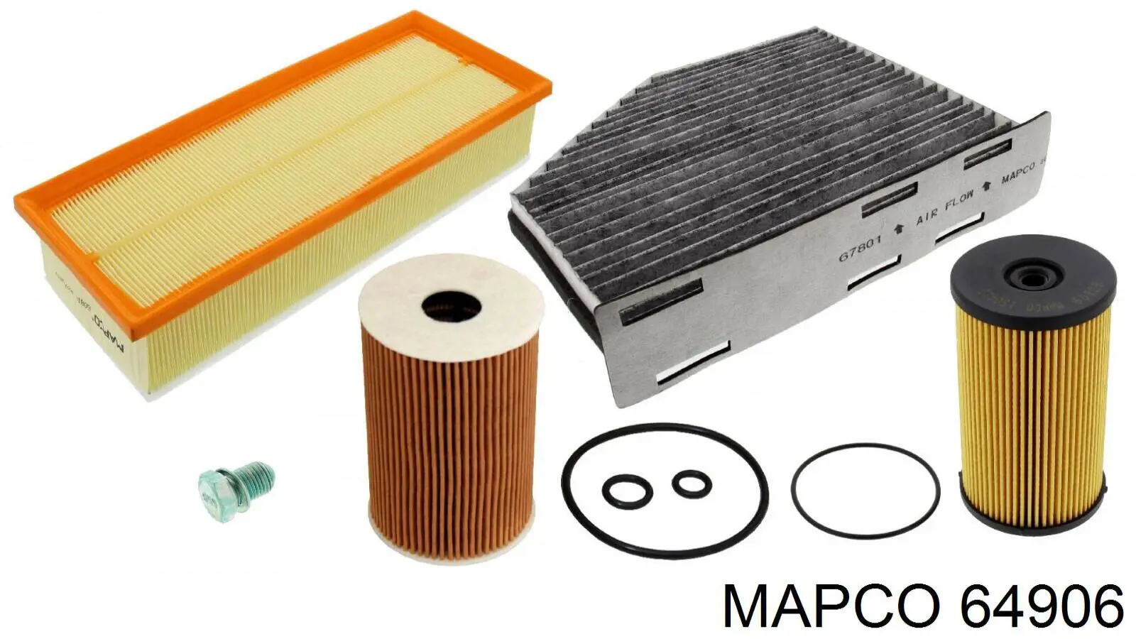 64906 Mapco фільтр масляний