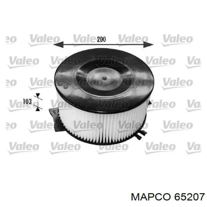 Купити 65207 Mapco Автомобільний фільтр повітря