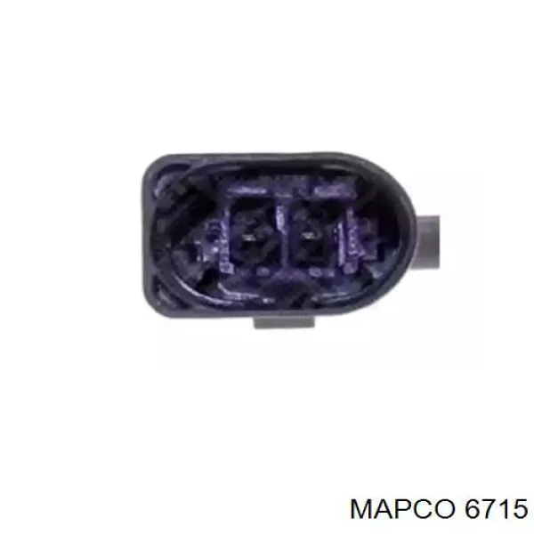 6715 Mapco колодки гальмові задні, дискові