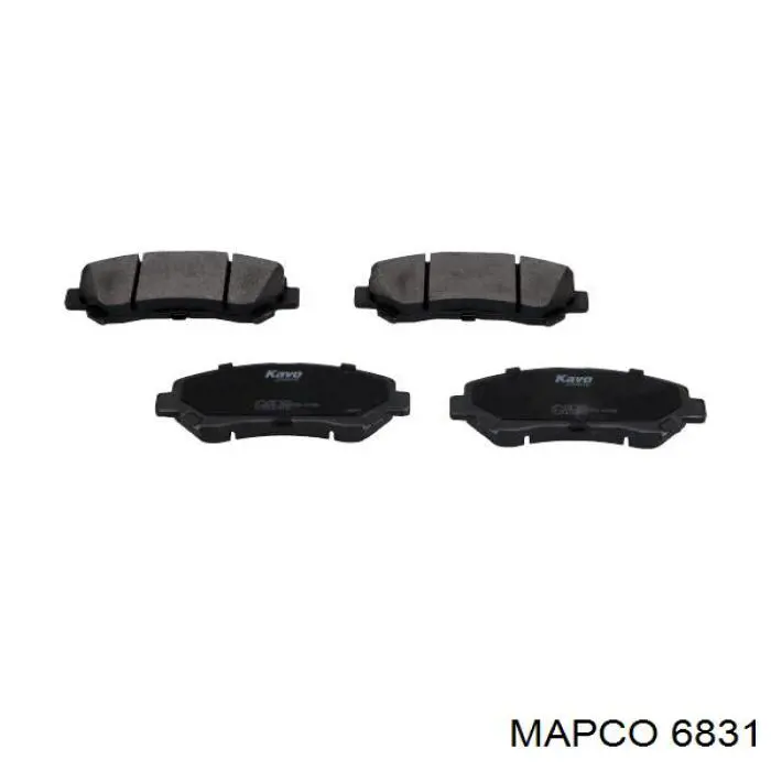 Гальмівні колодки Mapco 6831 ціна, від 27.44 USD