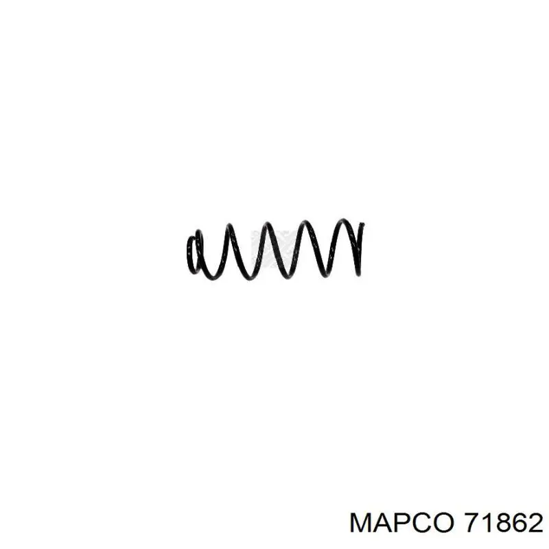 71862 Mapco пружина передня