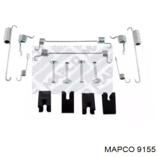 Монтажний комплект задніх барабанних колодок Mapco 9155 ціна, від 6.18 USD