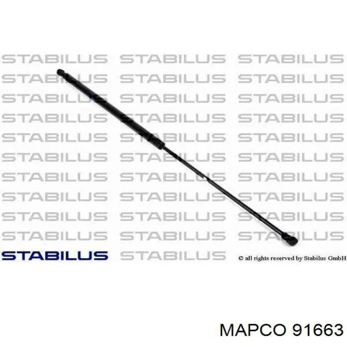 Амортизатор капота газовий Mapco 91663 ціна, від 8.84 USD