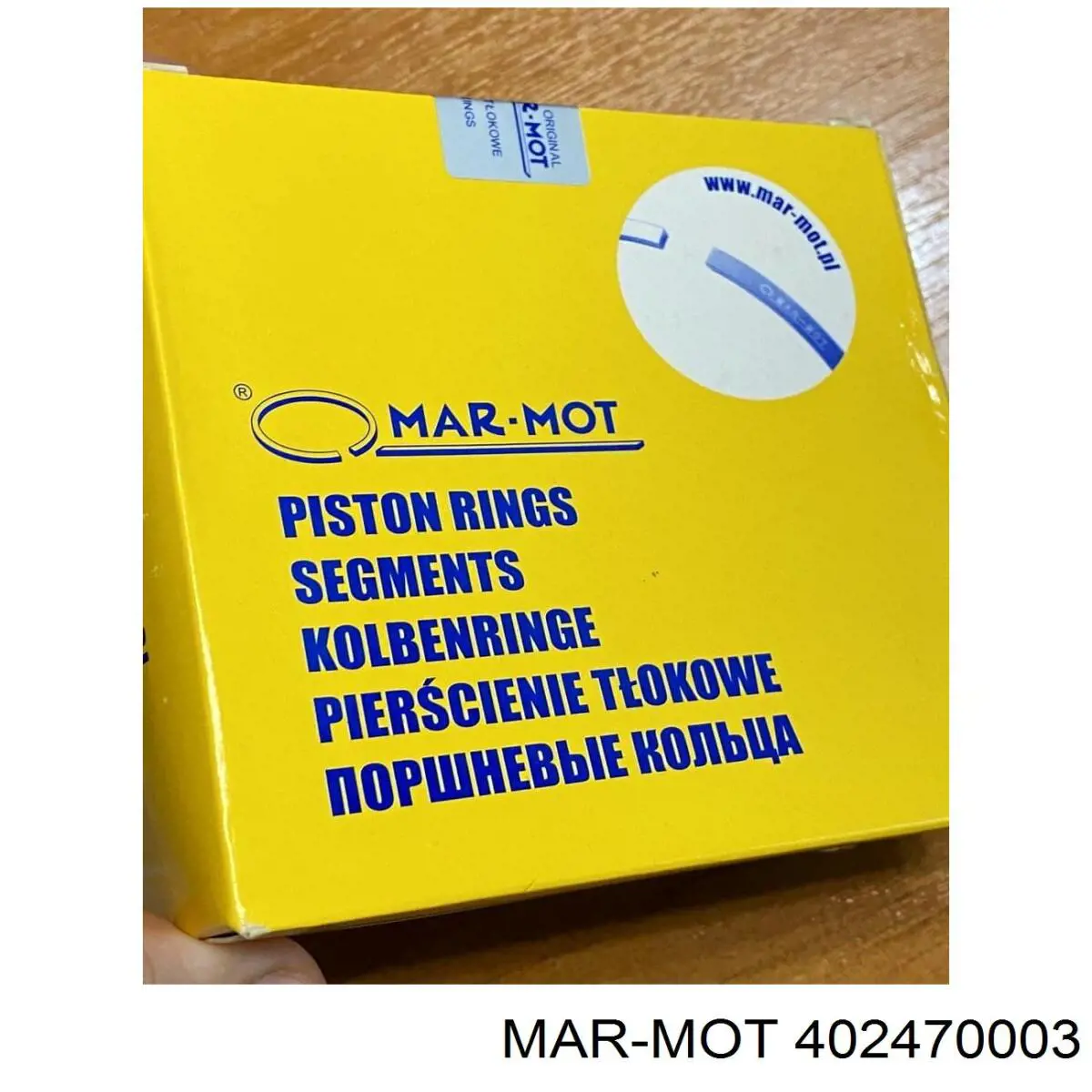 Кільця поршневі комплект на мотор, STD. 41010STD TPR