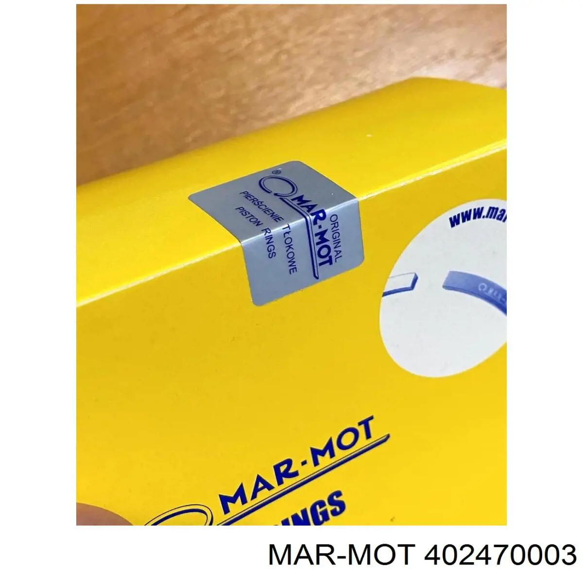 Кільця поршневі комплект на мотор, STD. 402470003 Mar-mot