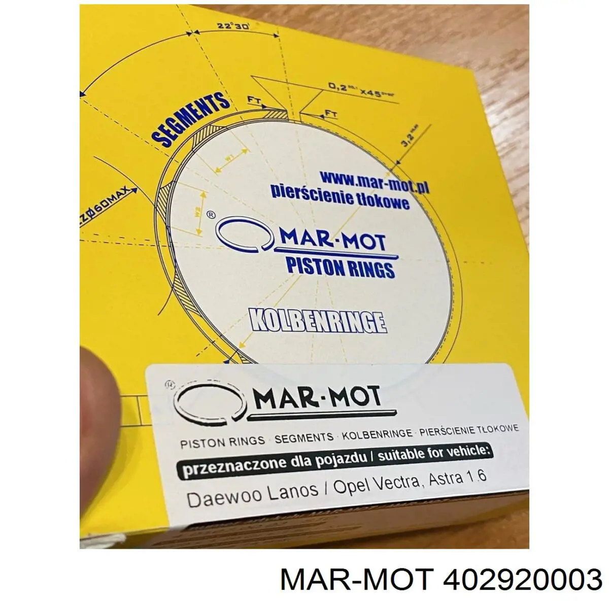 Купити 402920003 Mar-mot Маслоз'емні кільця, стандартні