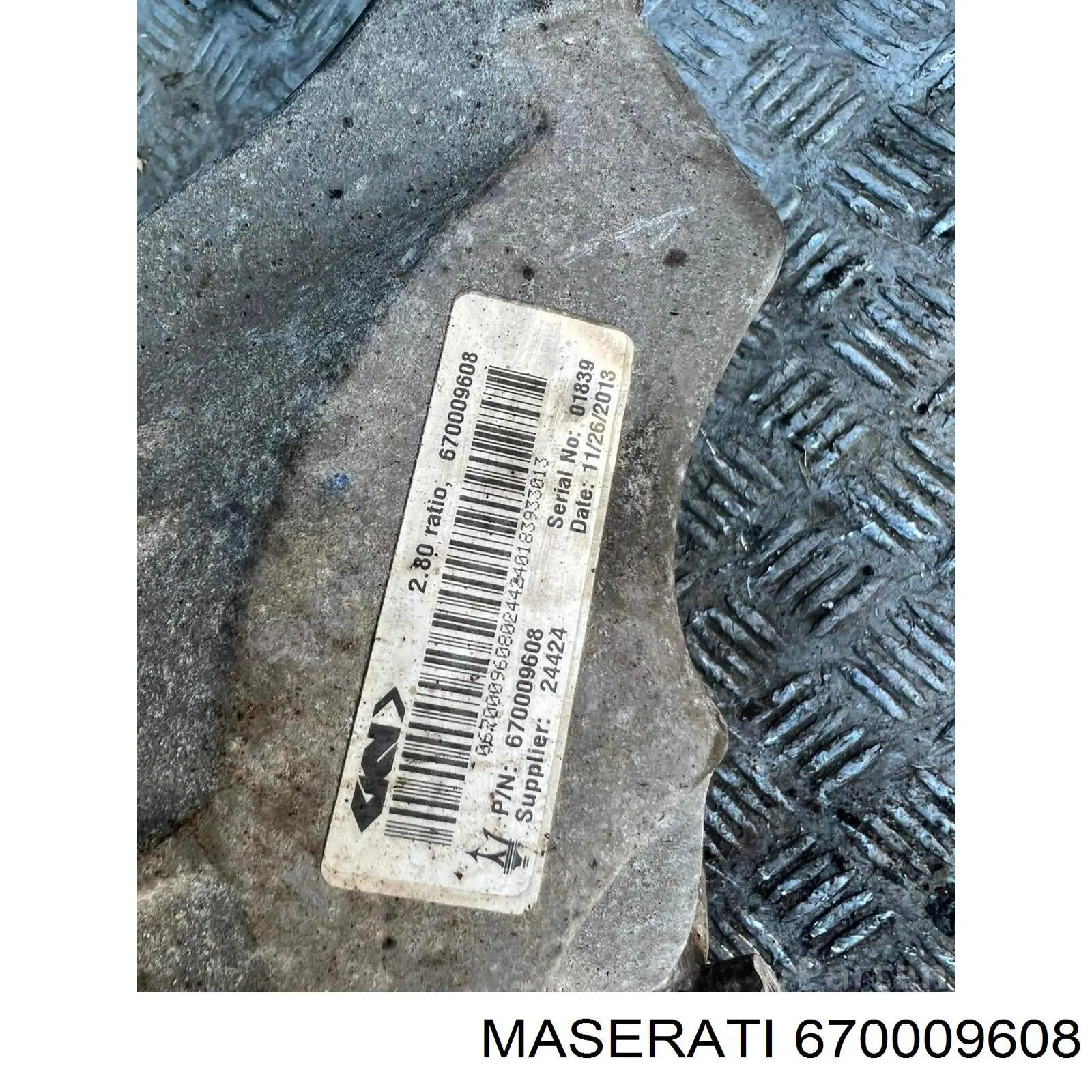 Редуктор середнього моста (головна передача) Maserati 670009608 ціна, від 181.79 USD