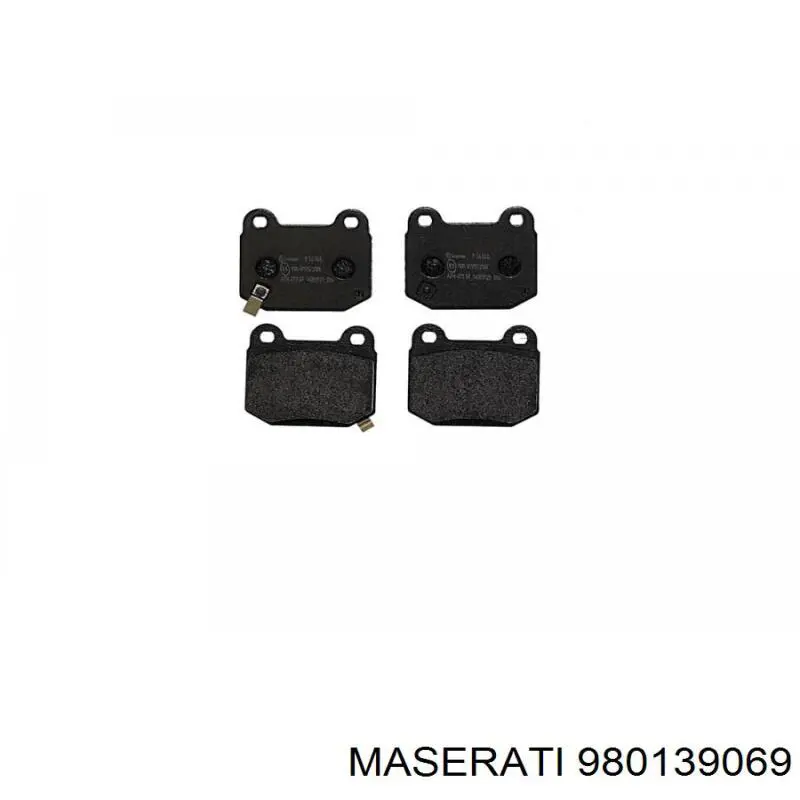 Купити 980139069 Maserati Задні колодки