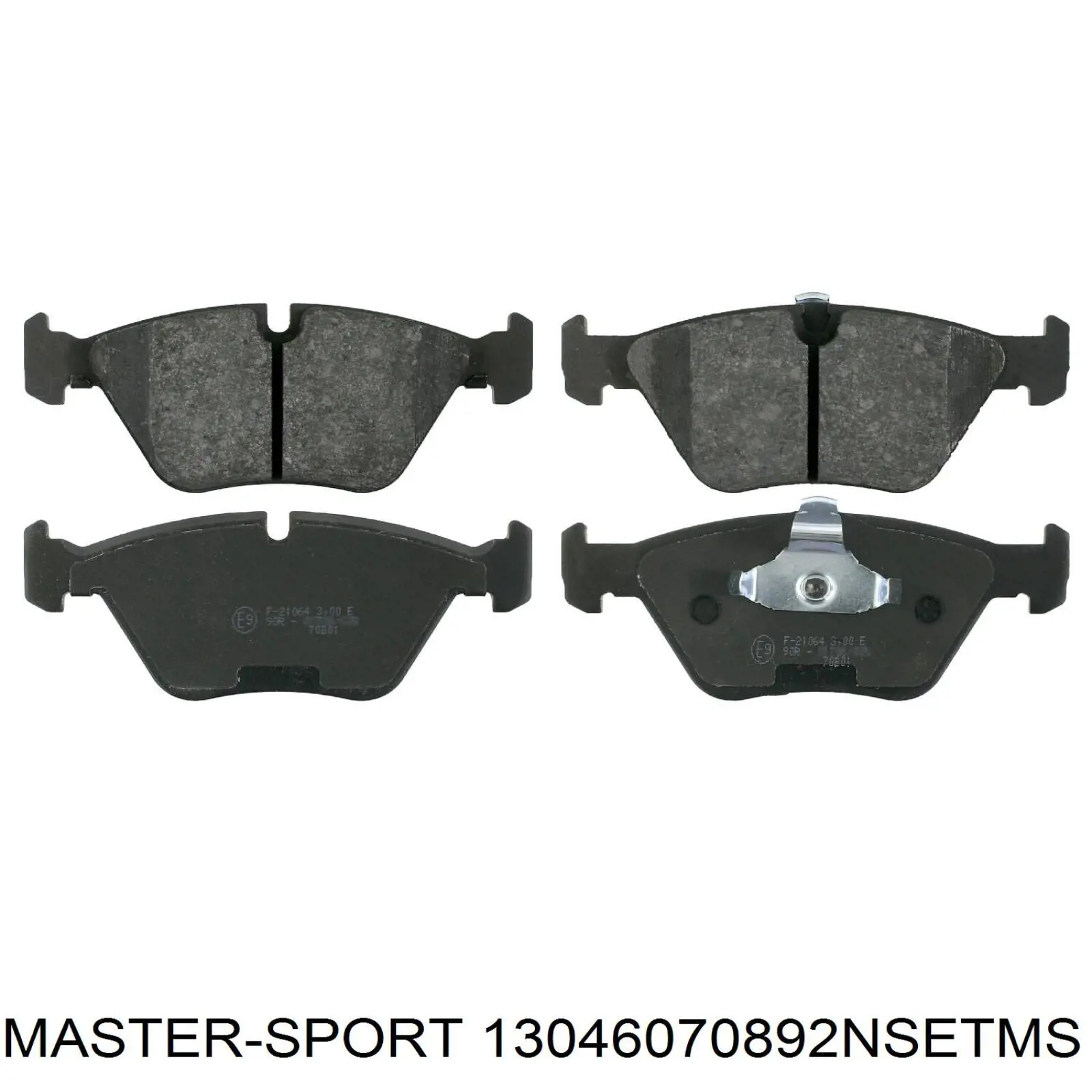 Гальмівні колодки Master-sport 13046070892NSETMS ціна, від 23.09 USD