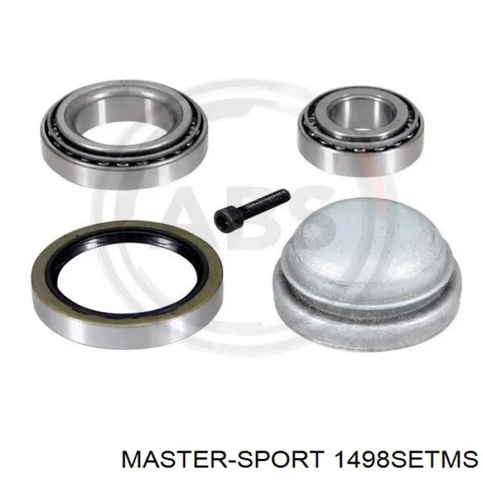 Комплект підшипник маточини передньої Master-sport 1498SETMS ціна, від 12.44 USD