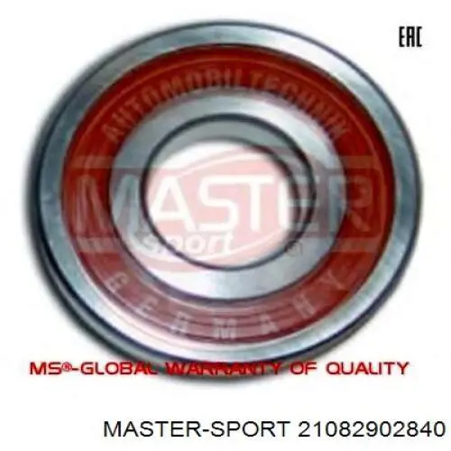 21082902840 Master-sport Підшипник опори амортизатора