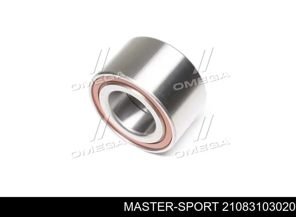 Комплект підшипник маточини передньої Master-sport 21083103020 ціна, від 10.07 USD