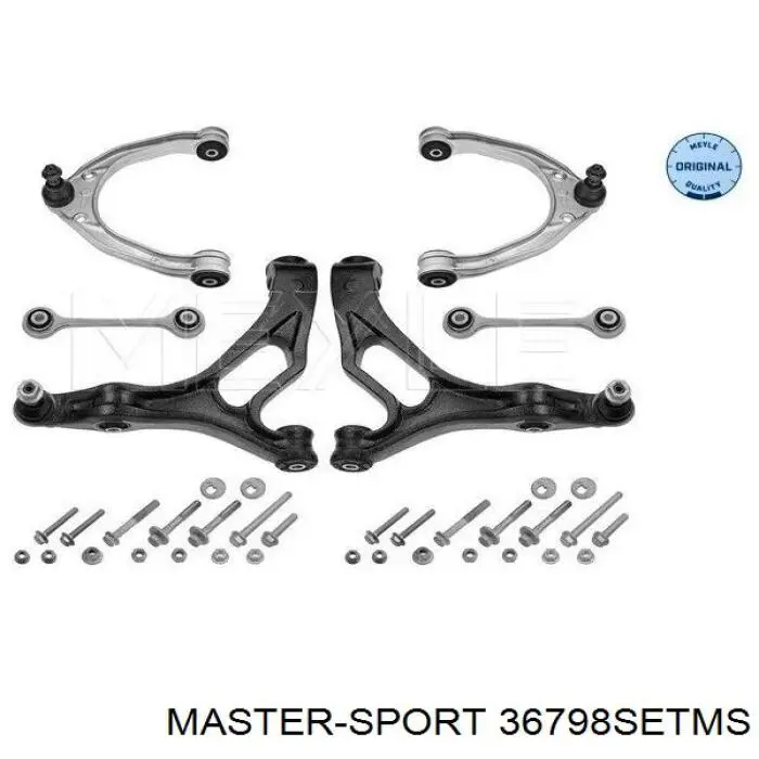 Комплект важелів передньої підвіски 36798SETMS Master-sport