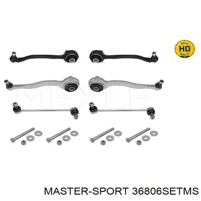 Комплект важелів передньої підвіски 36806SETMS Master-sport