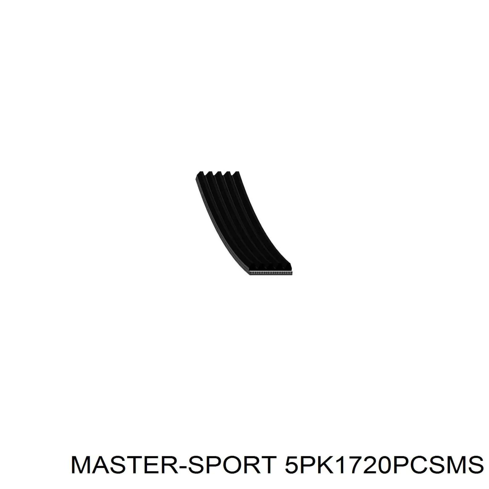 Ремінь приводний, агрегатів 5PK1720PCSMS Master-sport