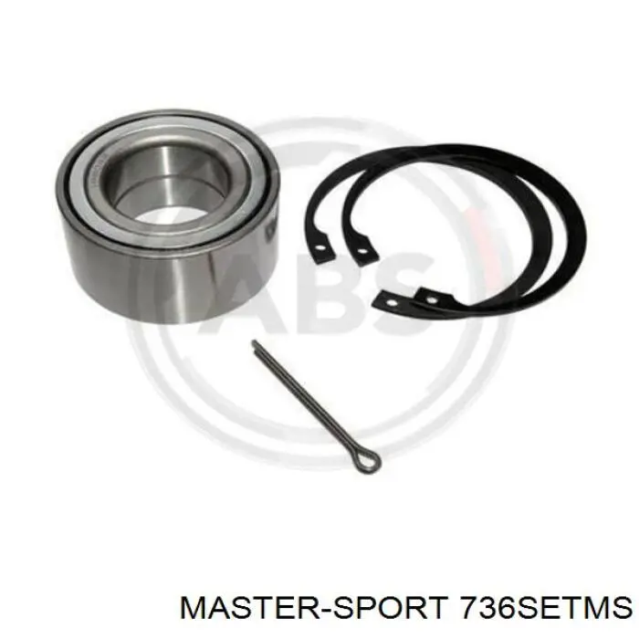 Комплект підшипник маточини передньої Master-sport 736SETMS ціна, від 11.27 USD