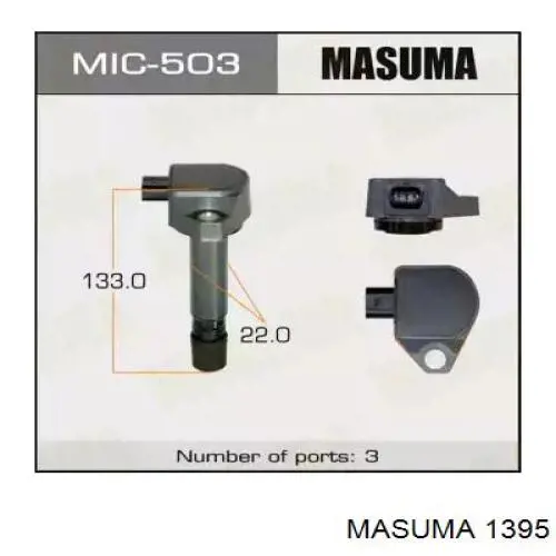 1395 Masuma Поліклиновий ремінь