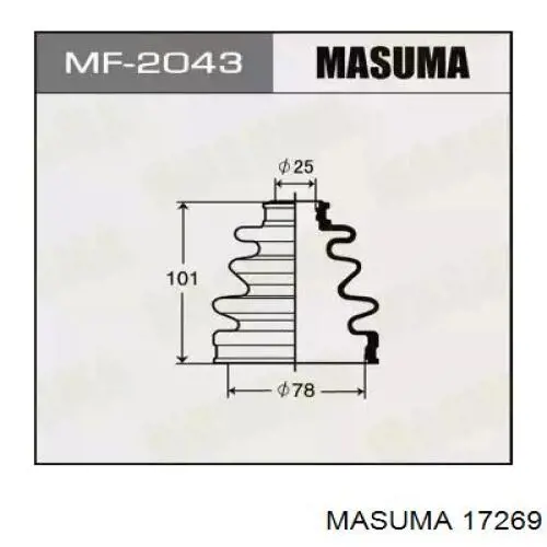 Пильник ШРУСа зовнішній 17269 Masuma