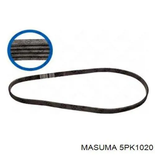 Купити 00006453AE Peugeot/Citroen Ремінь генератора