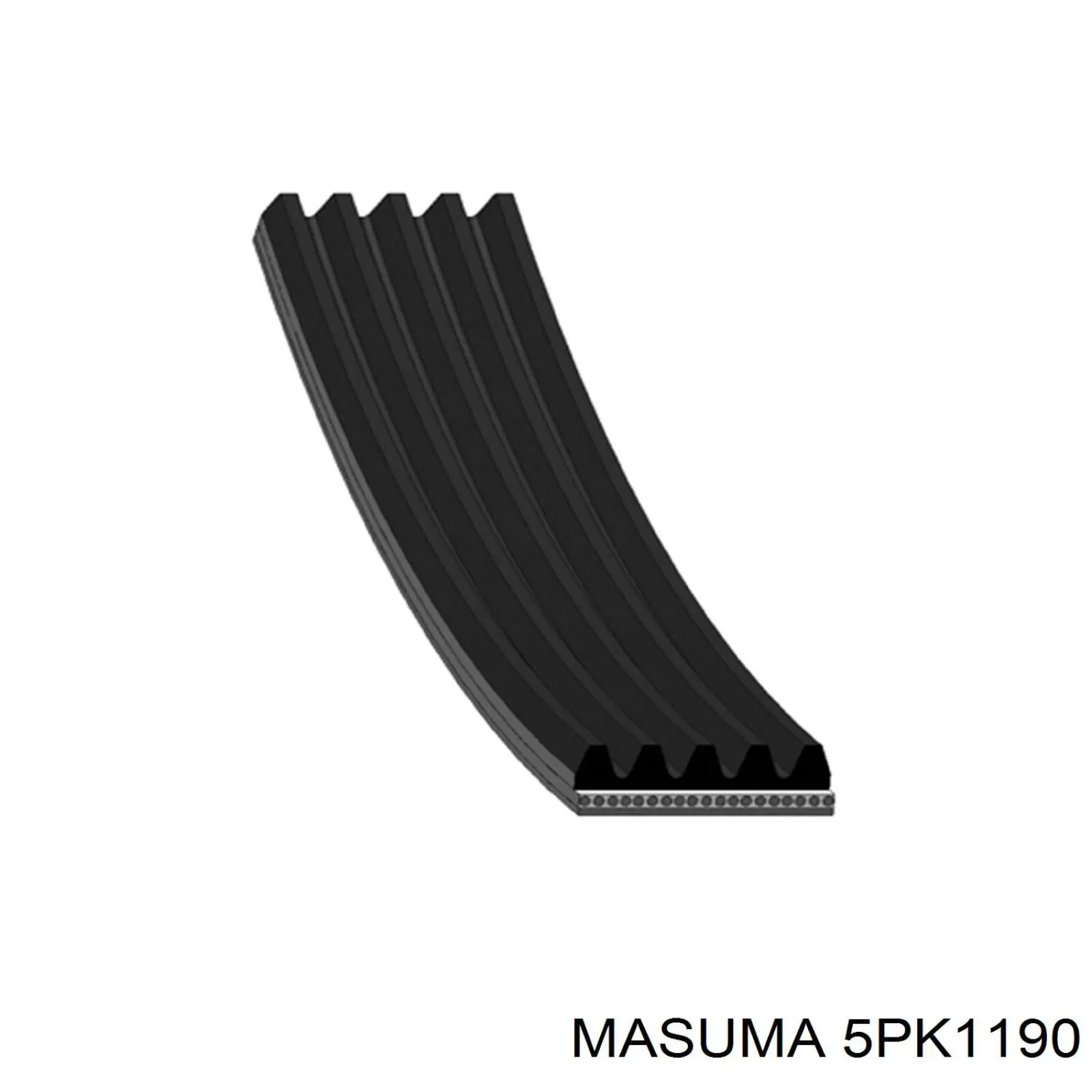 5PK1190 Masuma ремінь приводний, агрегатів