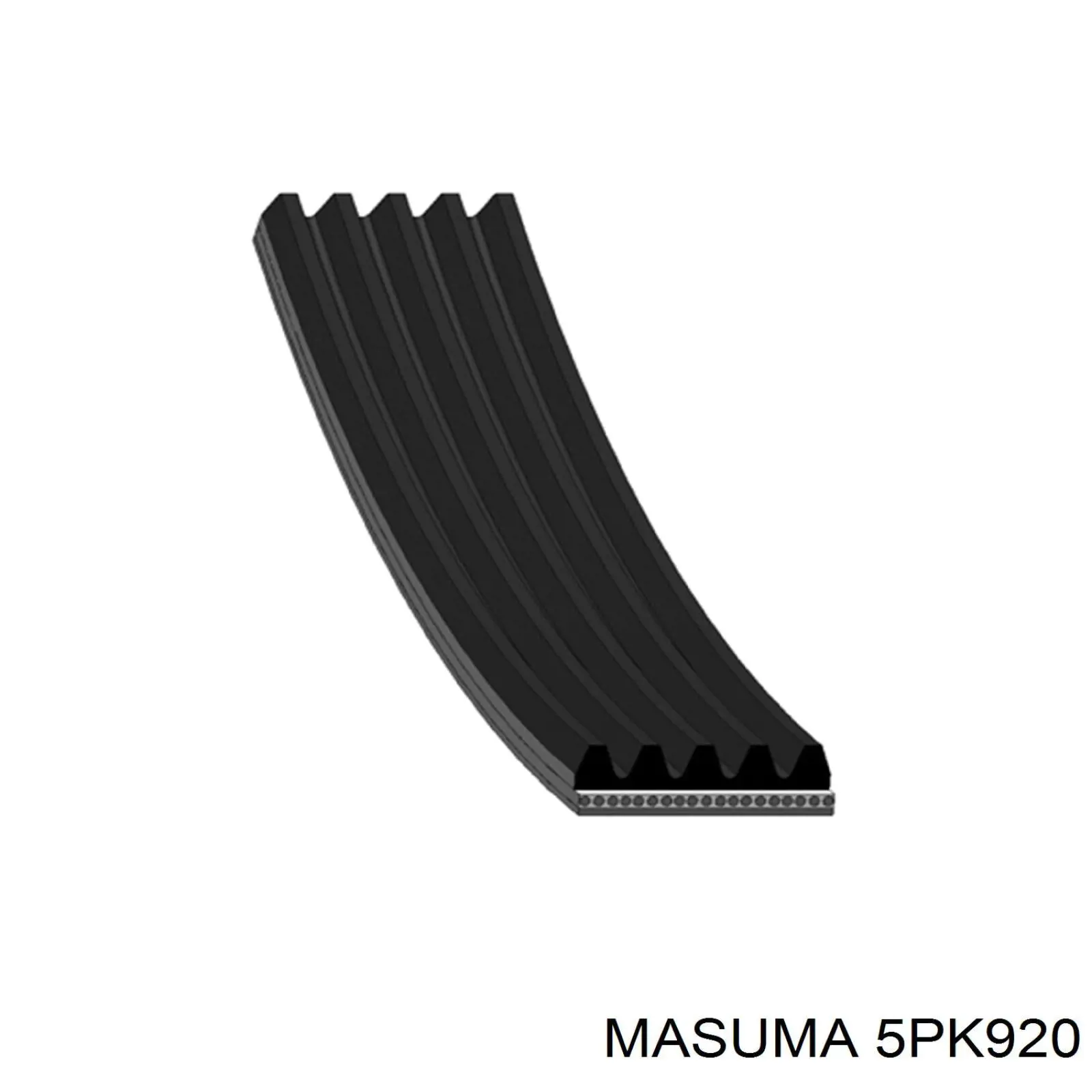 Купити 5PK920 Masuma Ремінь генератора