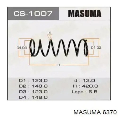 6370 Masuma ремінь приводний, агрегатів