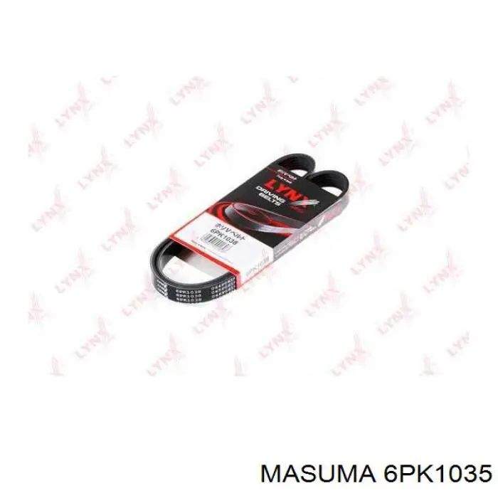 Клиновий ремінь Masuma 6PK1035 ціна, від 10.00 USD