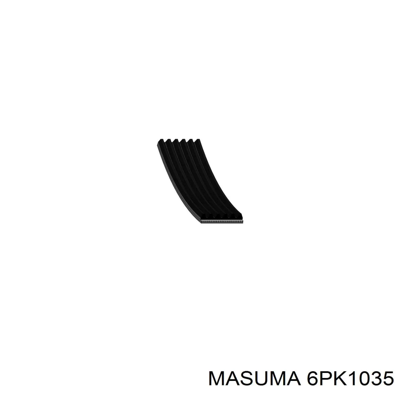 6PK1035 Masuma ремінь приводний, агрегатів