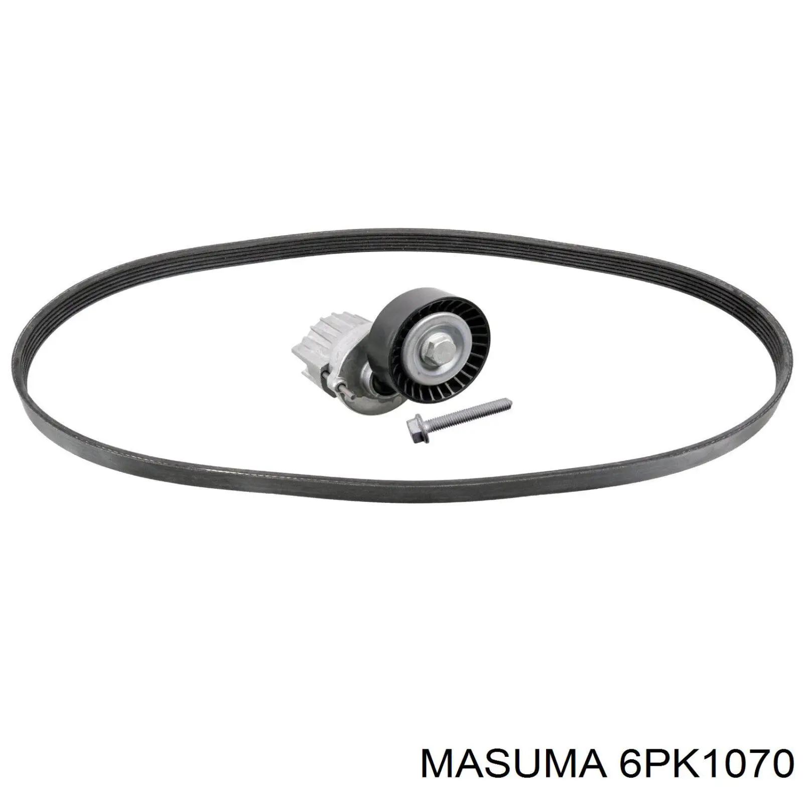 Купити 6PK1070 Masuma Ремінь генератора