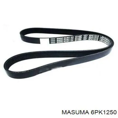 Клиновий ремінь Masuma 6PK1250 ціна, від 12.88 USD